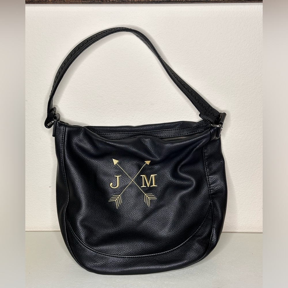 Thirty One Black Hobo Bag
